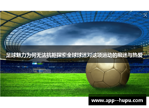 足球魅力为何无法抗拒探索全球球迷对这项运动的痴迷与热爱